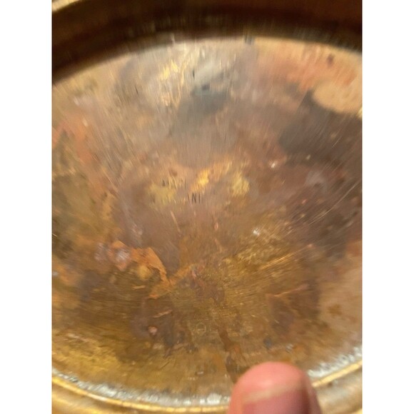 Copper And Brass Watering Can Vintage Made In Holland - Picture 7 of 8